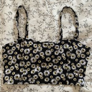 Garage Floral Cropped Top